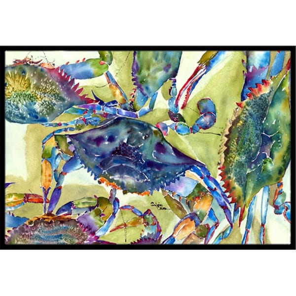 Carolines Treasures Crab All Over Indoor Or Outdoor Doormat - 18 x 27 in. 8512MAT - main